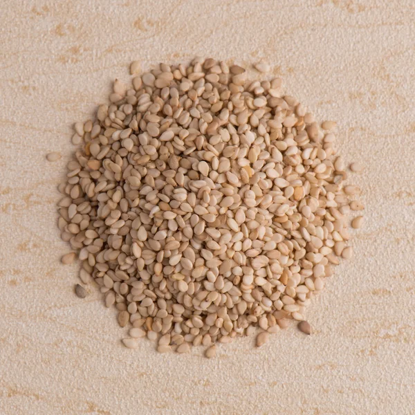 Cerchio di semi di sesamo — Foto Stock