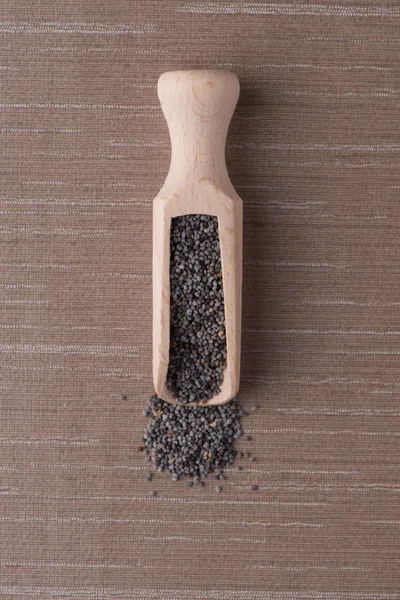 Circle of poppy seeds — Stock Photo, Image