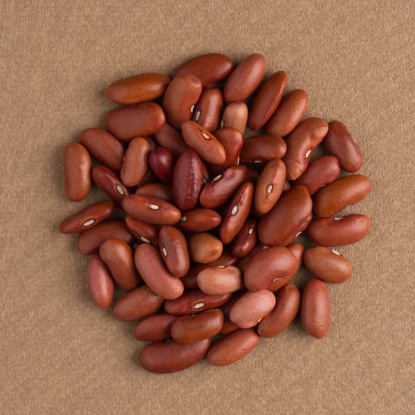 Circle of red beans — Stock Photo, Image