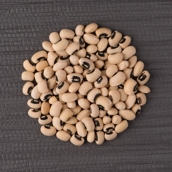 Circle of white beans — Stock Photo, Image