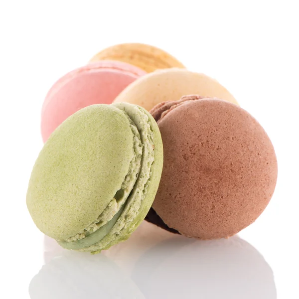 Színes francia macarons — Stock Fotó