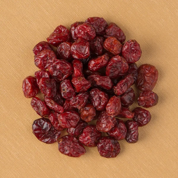 Circle of dried cranberries — Stock Photo, Image