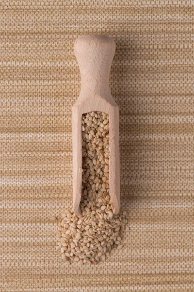 Círculo de semillas de sésamo — Foto de Stock