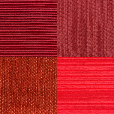 El kırmızı kumaş örnekleri