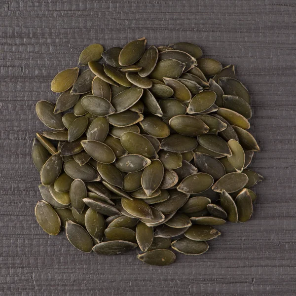Cerchio di semi di zucca — Foto Stock