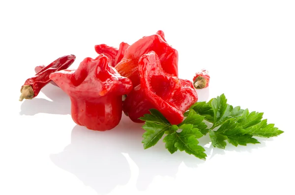 Pimientos rojos primer plano — Foto de Stock