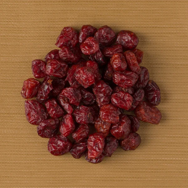 Circle of dried cranberries — Stock Photo, Image