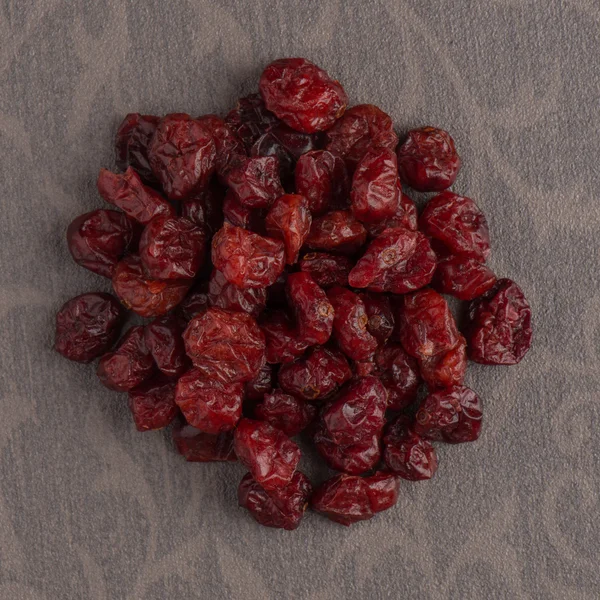 Circle of dried cranberries — Stock Photo, Image