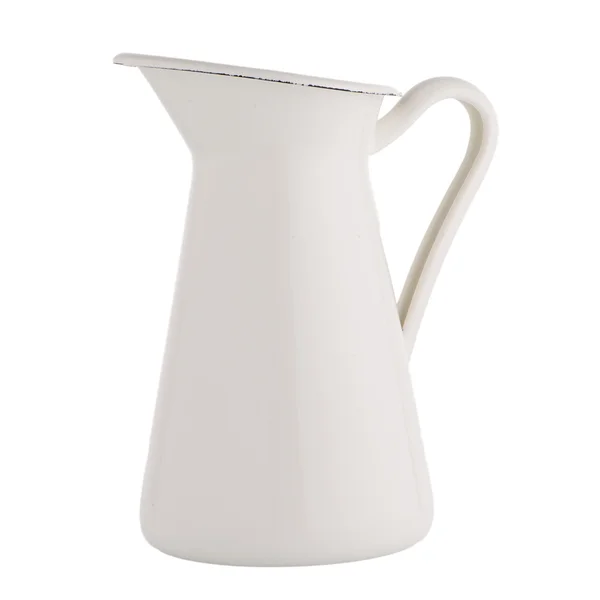 White ceramic pitcher — Stock Photo, Image