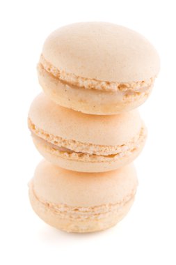 renkli Fransız macarons