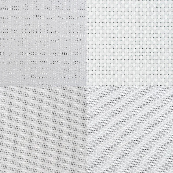 Set of white vinyl samples — Stock Photo, Image