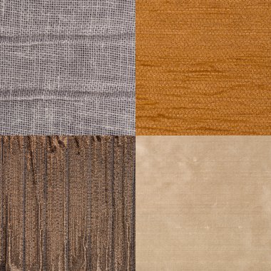 El kahverengi kumaş örnekleri
