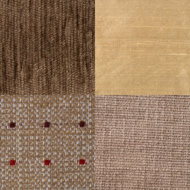 El kahverengi kumaş örnekleri