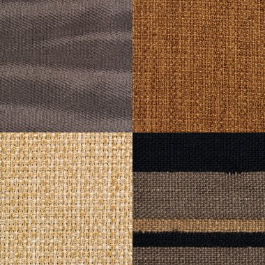 El kahverengi kumaş örnekleri