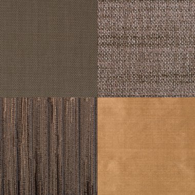 El kahverengi kumaş örnekleri