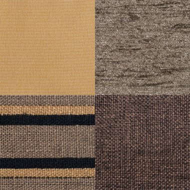 El kahverengi kumaş örnekleri