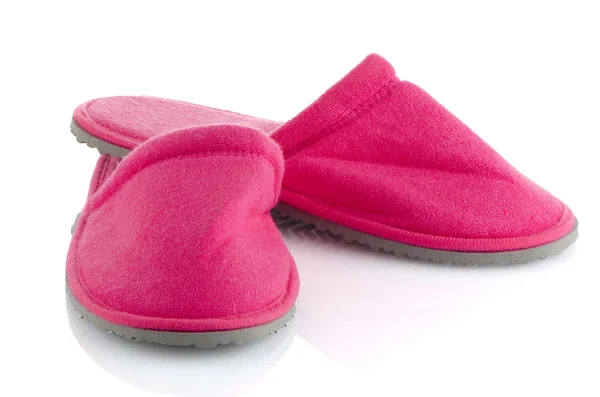 A pair of pink slippers — Stock Photo, Image