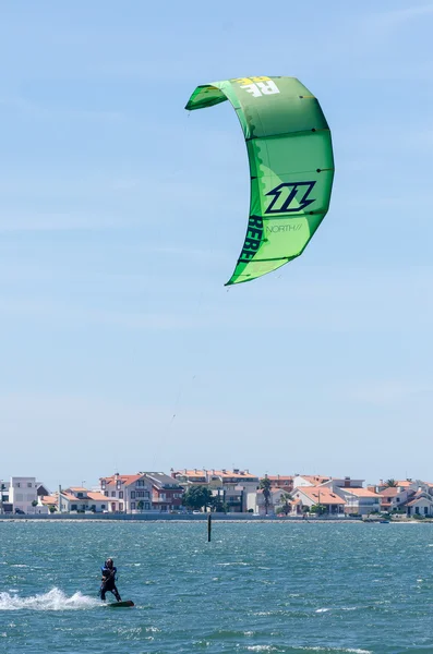 Francisco Costa kitesurfing — Stock Photo, Image