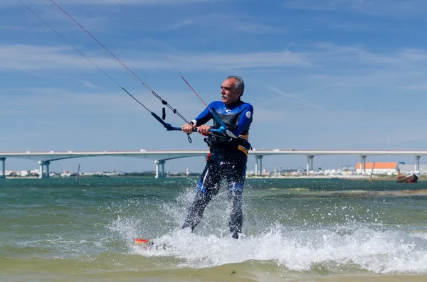 Francisco Costa kitesurfing — Stok fotoğraf