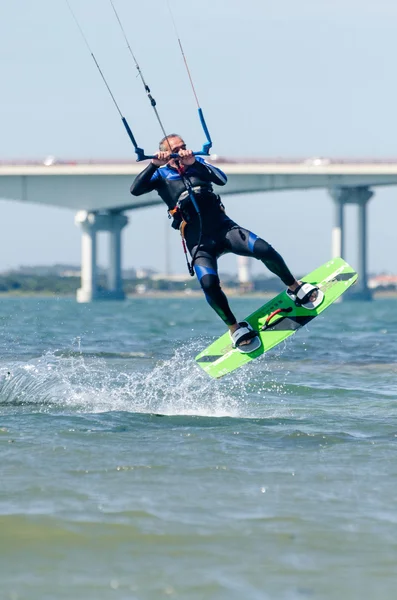 Francisco Costa kitesurfing — Stok fotoğraf