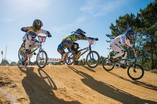 Elite riders jumping — Stock Photo, Image