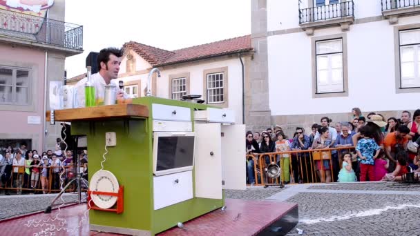 Il principe della cucina urlante interpretato da Bram Graafland di Holand — Video Stock