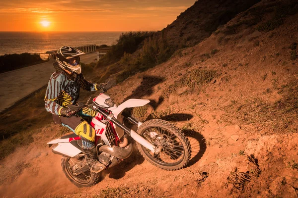 Enduro-Fahrer — Stockfoto