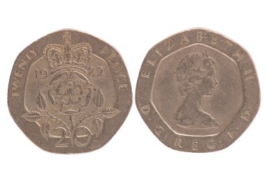 20 peni bozuk para