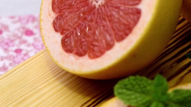 Zralého grapefruitu — Stock video