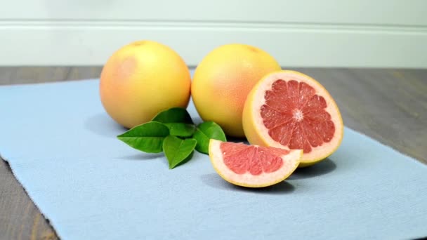 Rijp grapefruit — Stockvideo