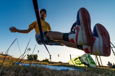 Andre Antunes Slackline Performansı