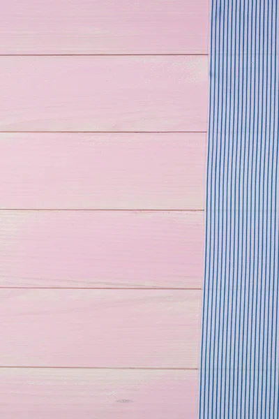 Blue towel over table — Stock Photo, Image