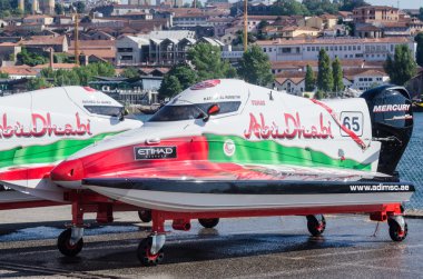 Takım Abu Dabi tekne hazırlıkları