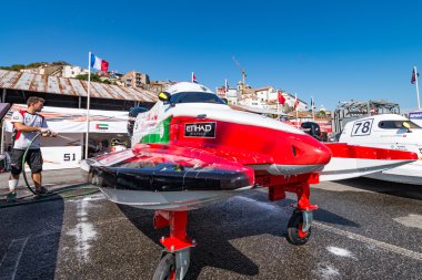 Takım Abu Dabi tekne hazırlıkları