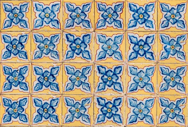 Traditional Portuguese glazed tiles