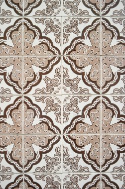 geleneksel Portekiz sırlı çini