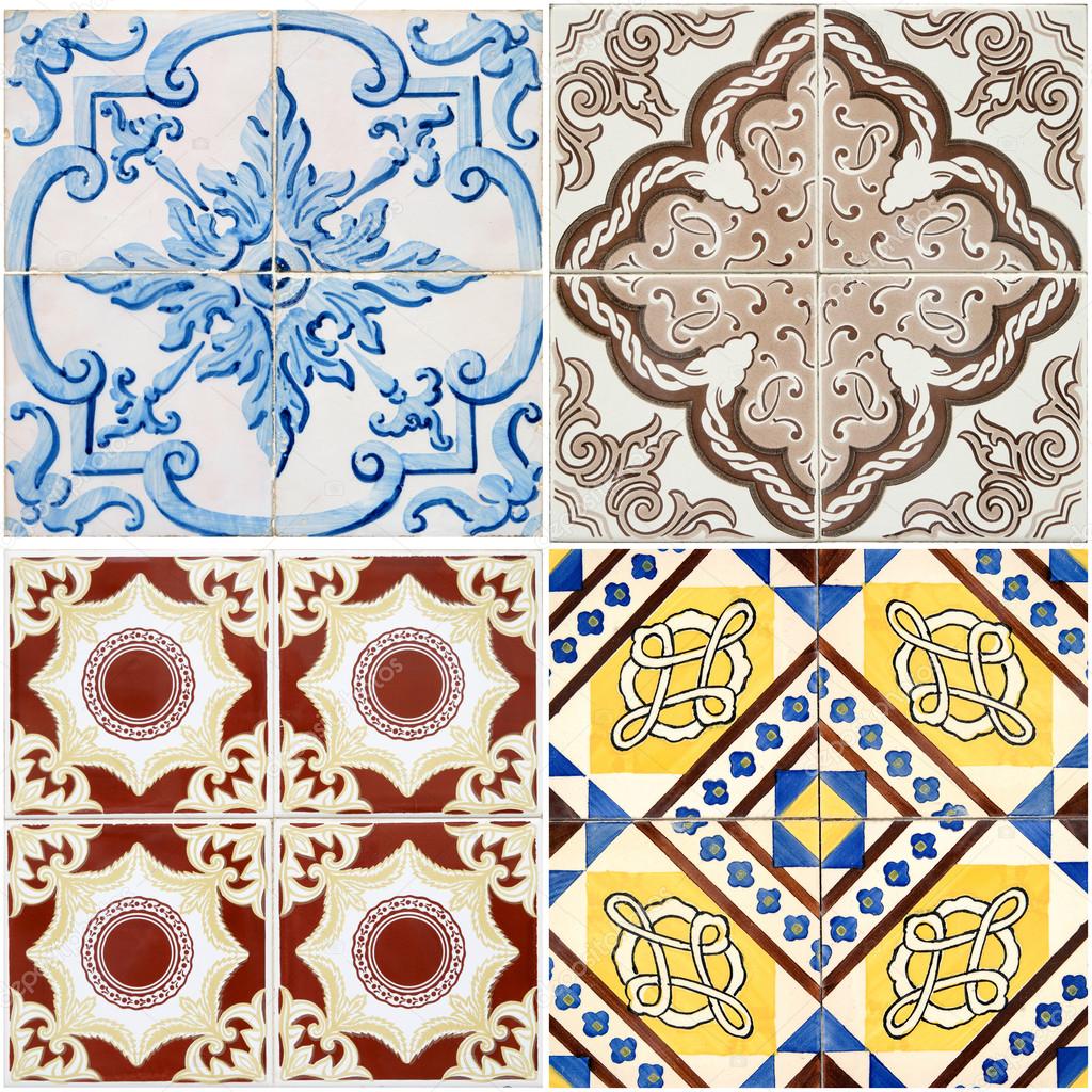 Vintage ceramic tiles