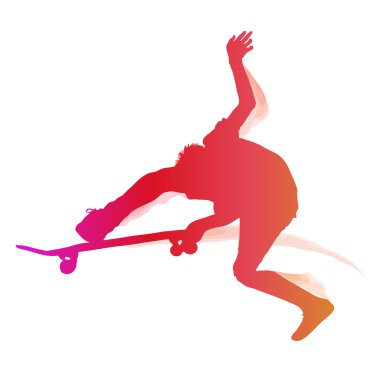 Yapmak bir hüner Skaterboarder