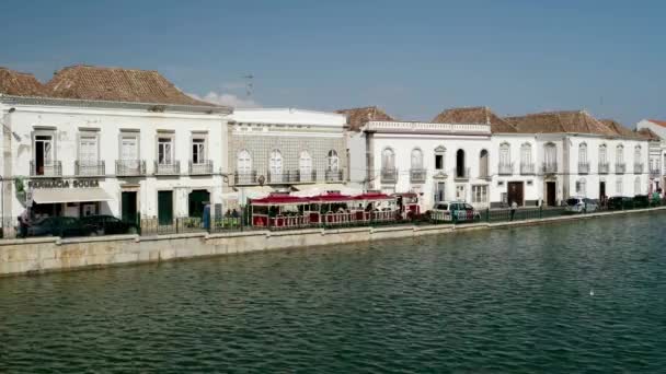 Tavira in het zuiden van Portugal — Stockvideo