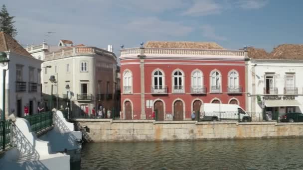 Tavira στο νότο της Πορτογαλίας — Αρχείο Βίντεο