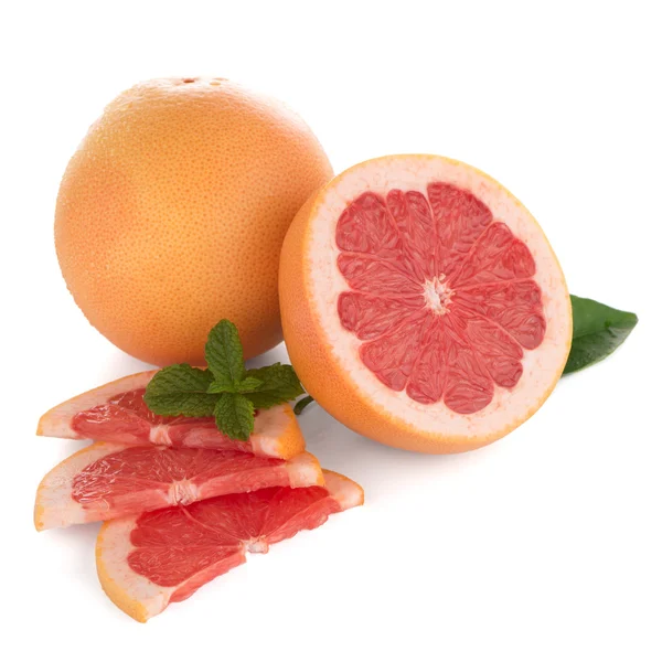 Ripe cut red grapefruit — Stock Photo, Image