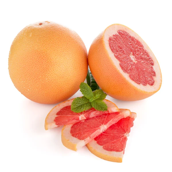 Ripe cut red grapefruit — Stock Photo, Image