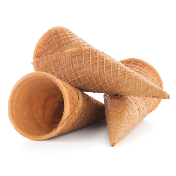 Fechar os cones de bolacha — Fotografia de Stock