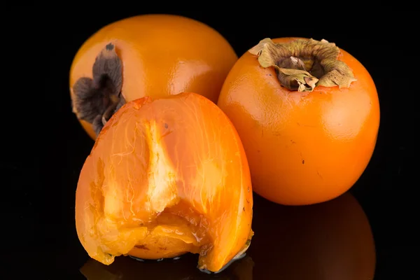 Closeup de frutos de cáqui — Fotografia de Stock