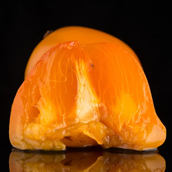 Closeup persimmon φρούτα — Φωτογραφία Αρχείου