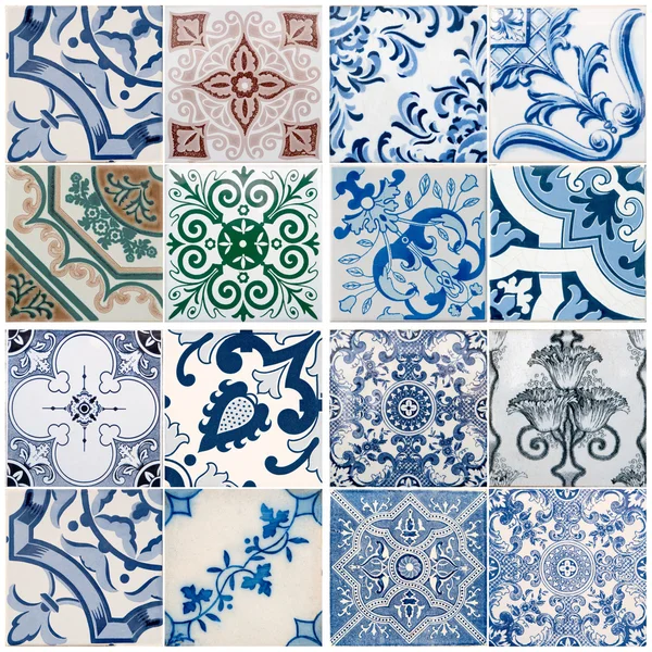 Vintage ceramic tiles — Stock Photo, Image