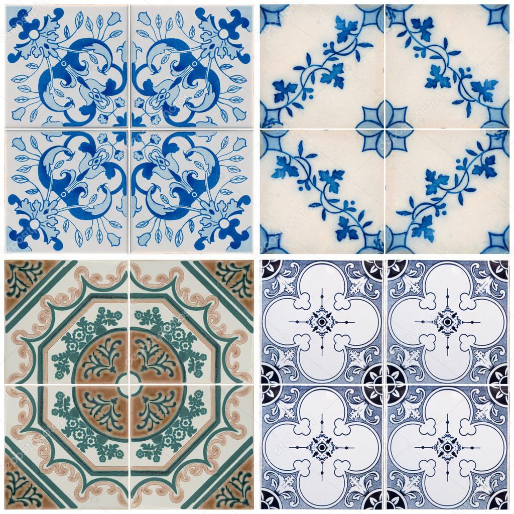 Vintage ceramic tiles — Stock Photo © homydesign 88148492