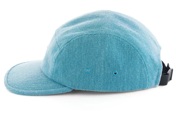 Vue latérale du chapeau bleu — Photo