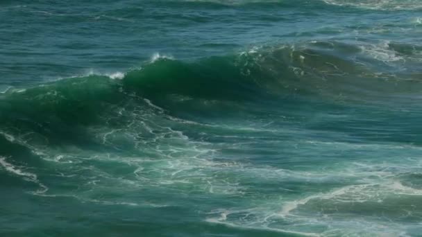 Plage avec Vagues à Nazare, Portugal 