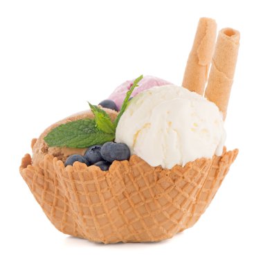 Gofret kase dondurma kaşık toz